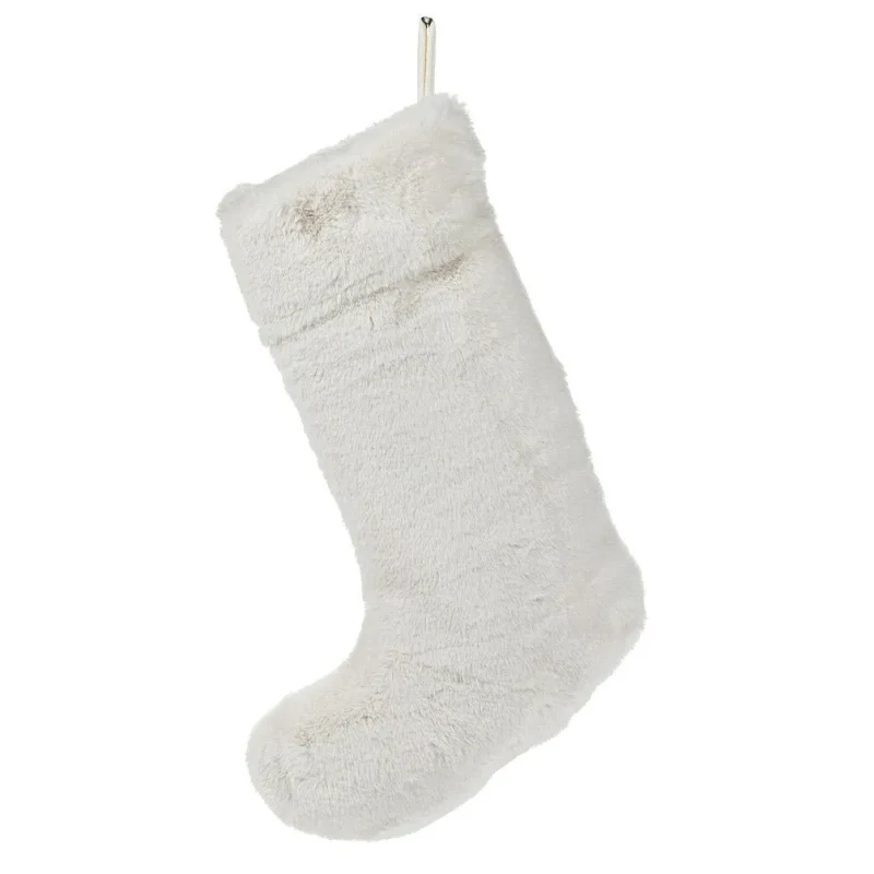 abbott 2021 luxury faux fur stocking