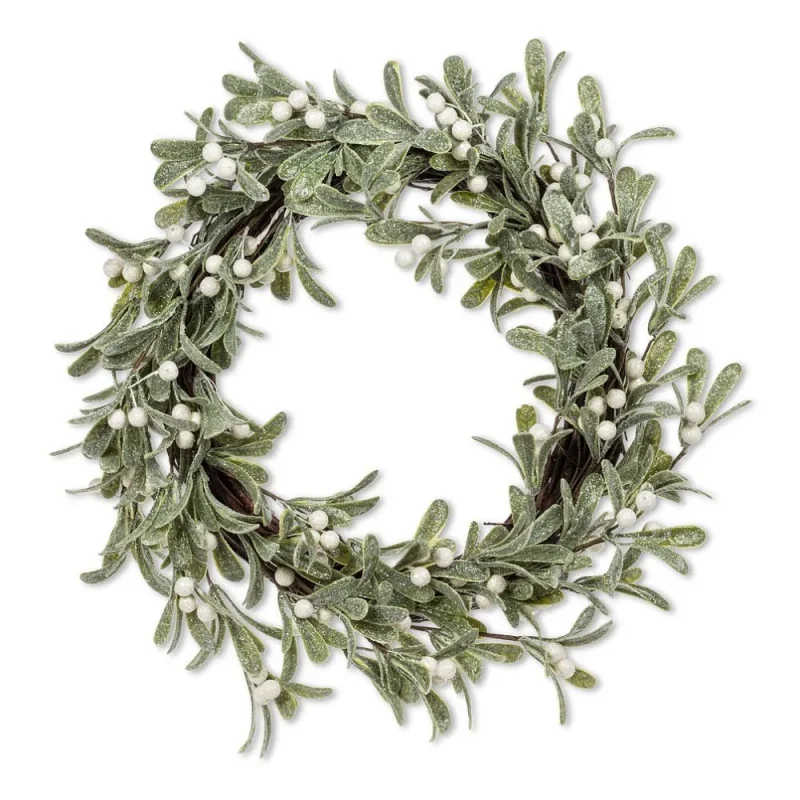 abbott frost mistletoe wreath perfect holiday decor