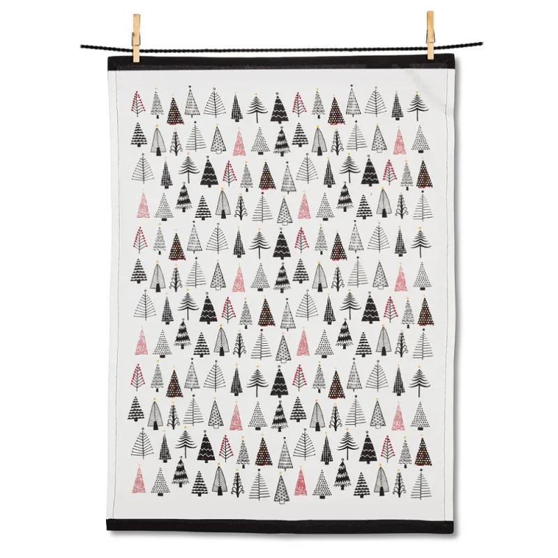 abbott modern trees tea towel stylish kitchen decor