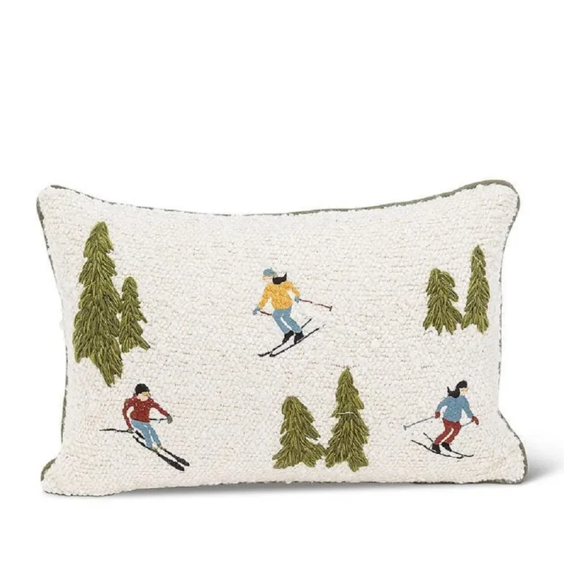 abbott rectangle ski boucle pillow