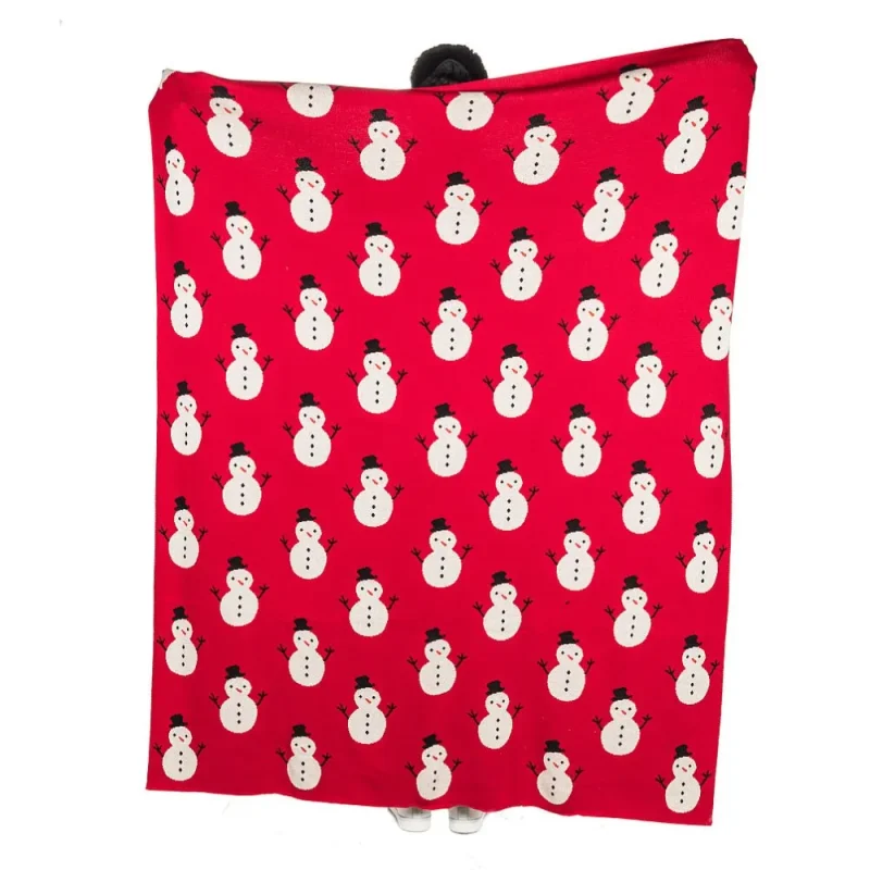 abbott snowmen throw blanket cozy and soft