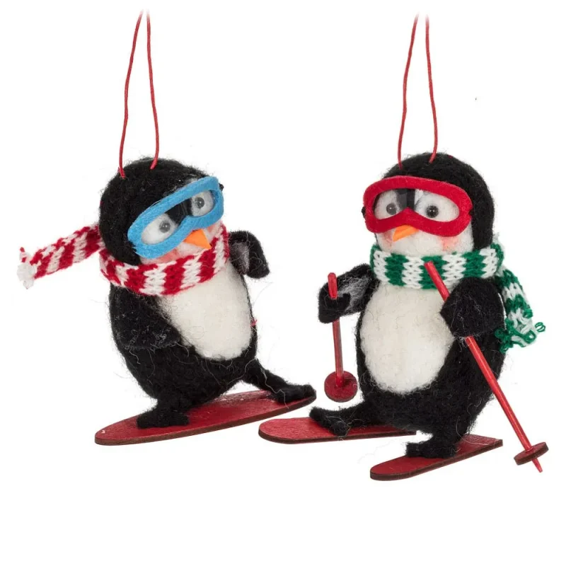 abbott winter penguin ornament