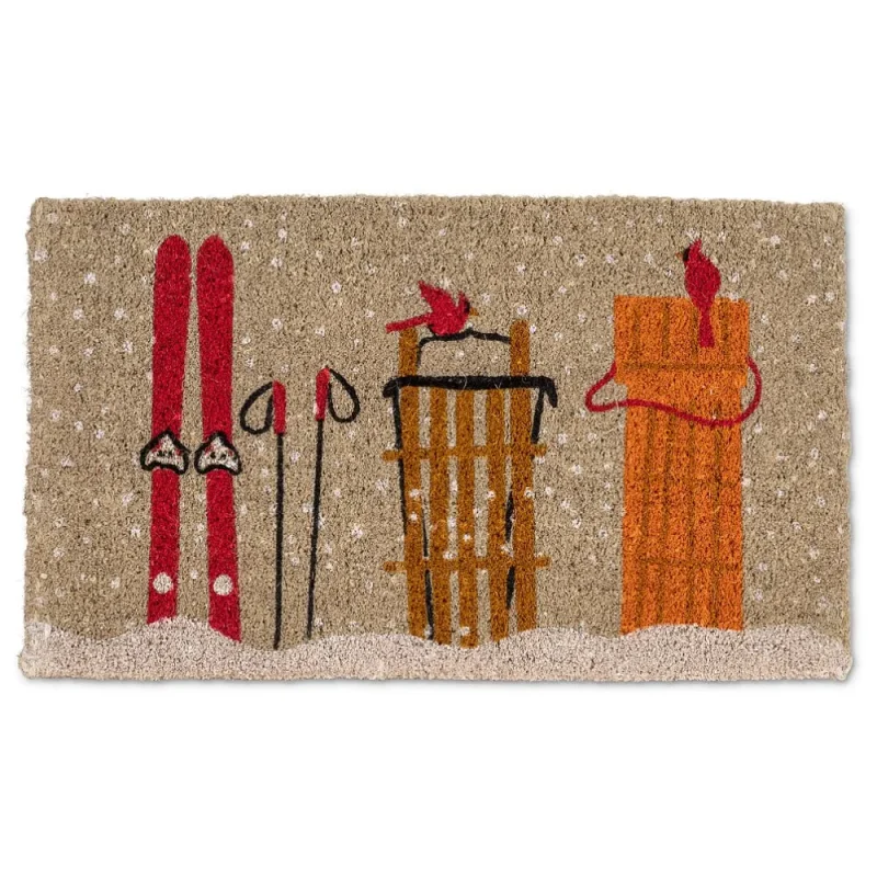 abbott winter sports doormat cozy entrance mat