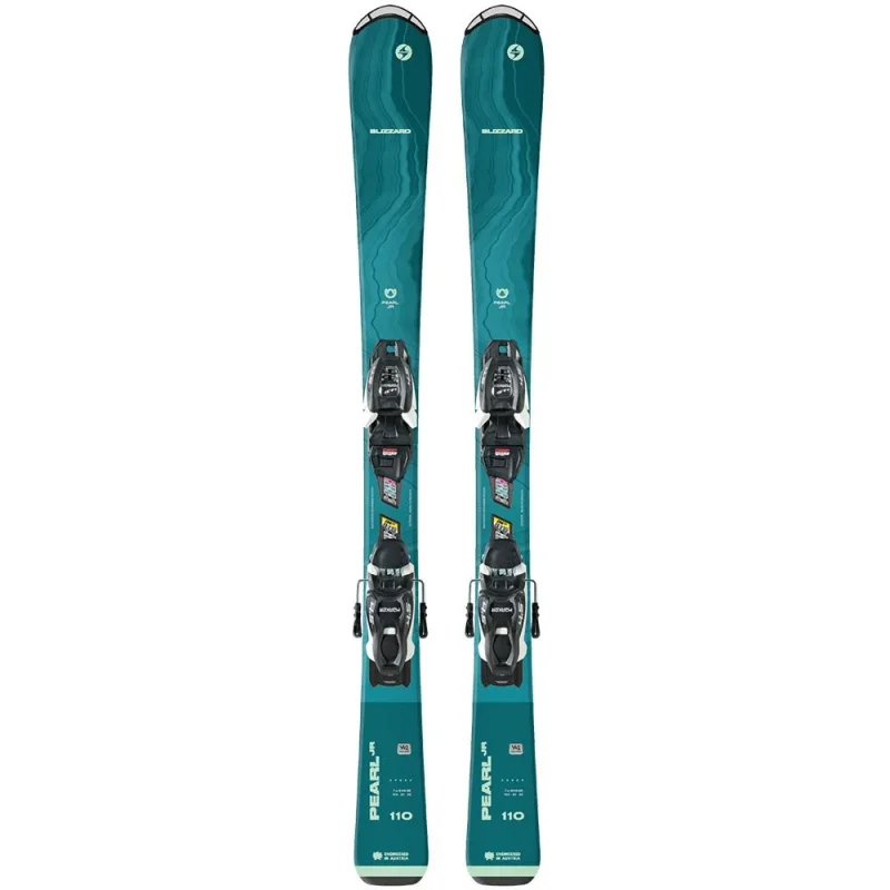 blizzard pearl junior ski fdt jr 7 binding set 2023 edition