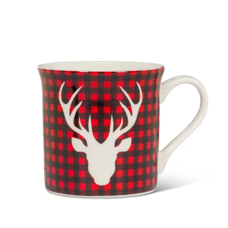 buffalo check deer mug by abbott