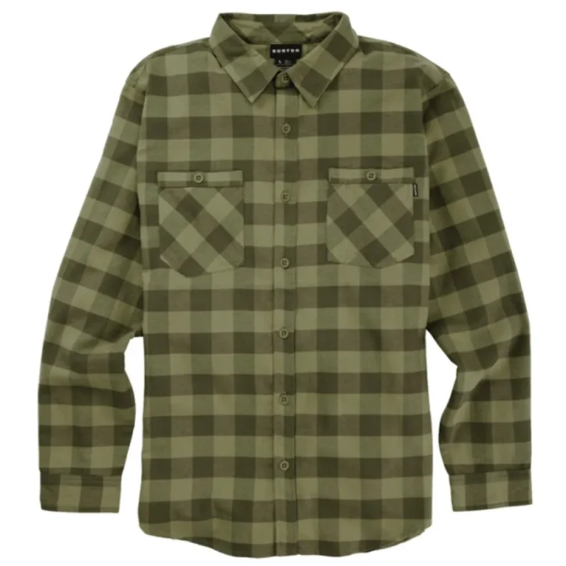 burton favorite mens long sleeve flannel shirt 2024