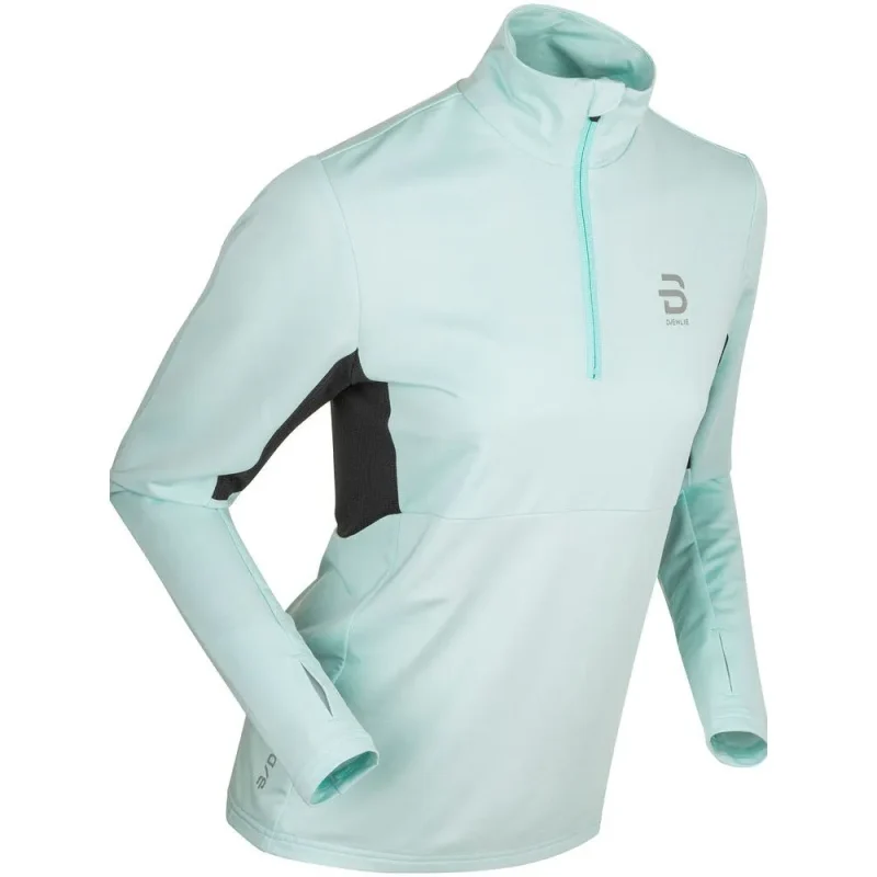 daehlie women s long sleeve half zip running top