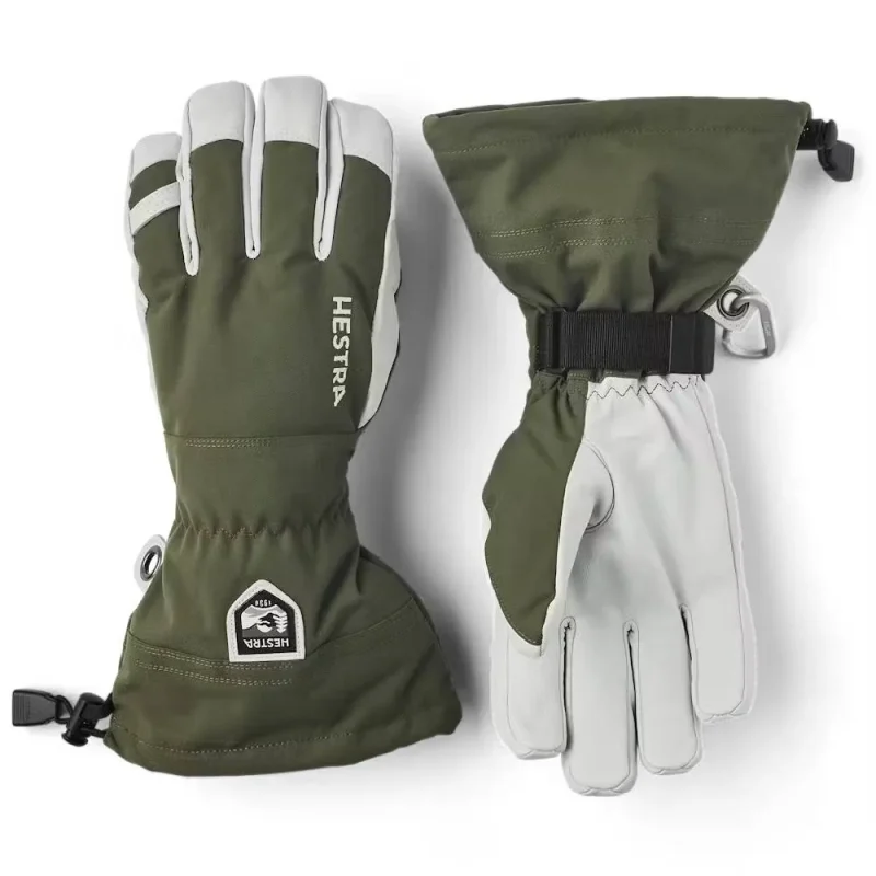 hestra army leather heli ski gloves