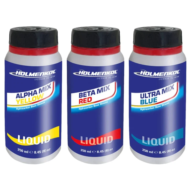 holmenkol liquid wax mix 3x100ml alph beta ultra