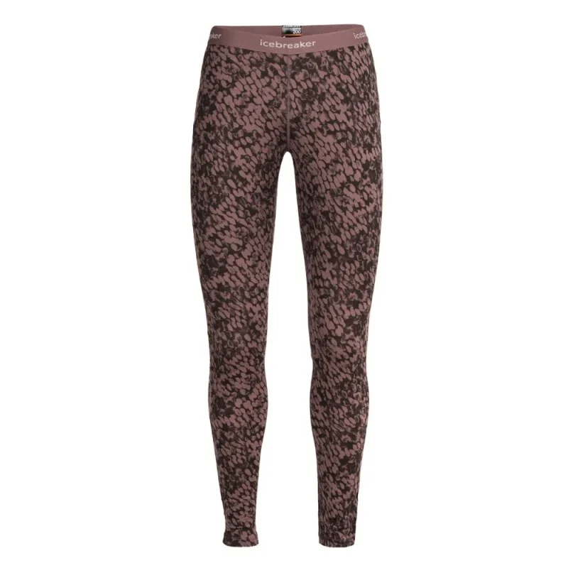 icebreaker 200 oasis forest shadows women s leggings