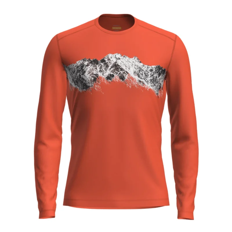 icebreaker 200 oasis men s long sleeve crewe remarkables