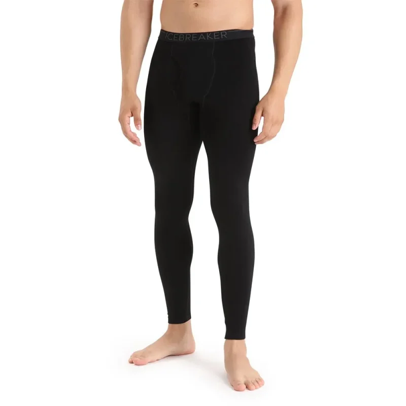 icebreaker men s 260 tech leggings with fly high performance comfortable fit