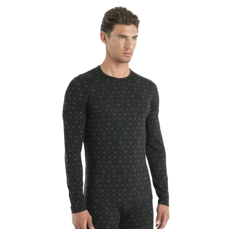 icebreaker men s merino 200 oasis ls crewe