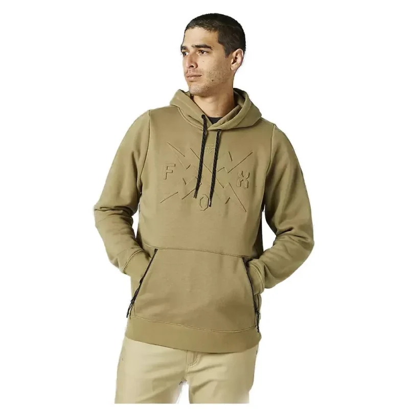 men s fox dwr calibrated fleece pullover