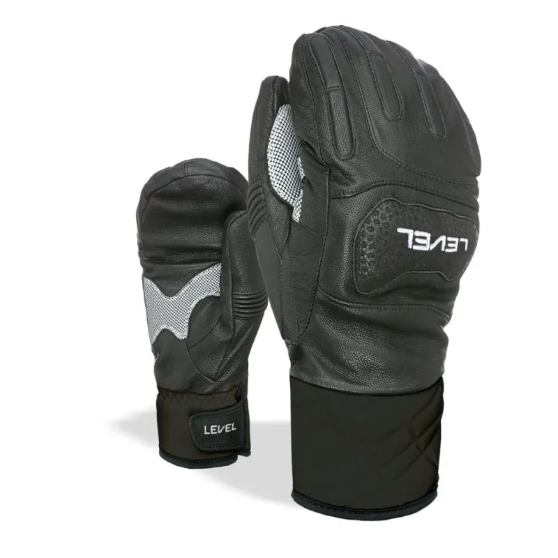 men s level race leather mitts ultimate grip for all seasons