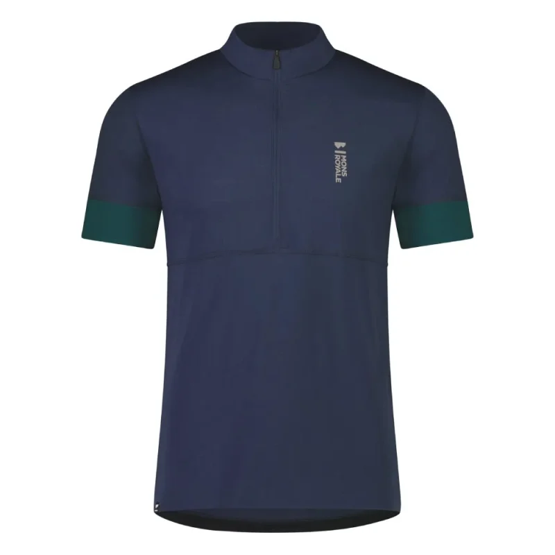 mens mons royale cadence half zip jersey