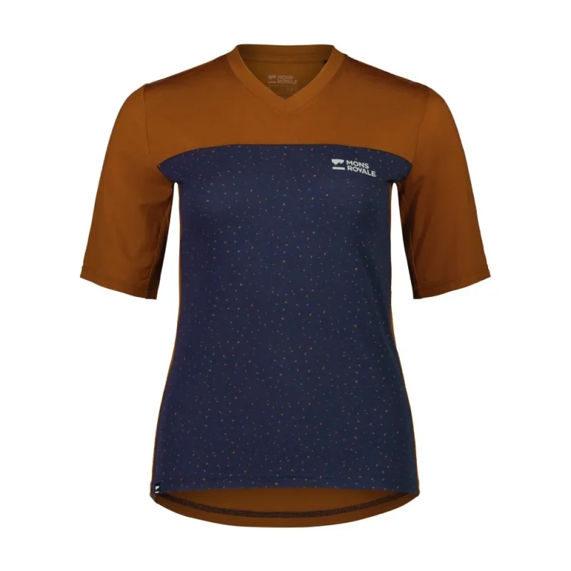 mons royale women s redwood enduro vt aop jersey