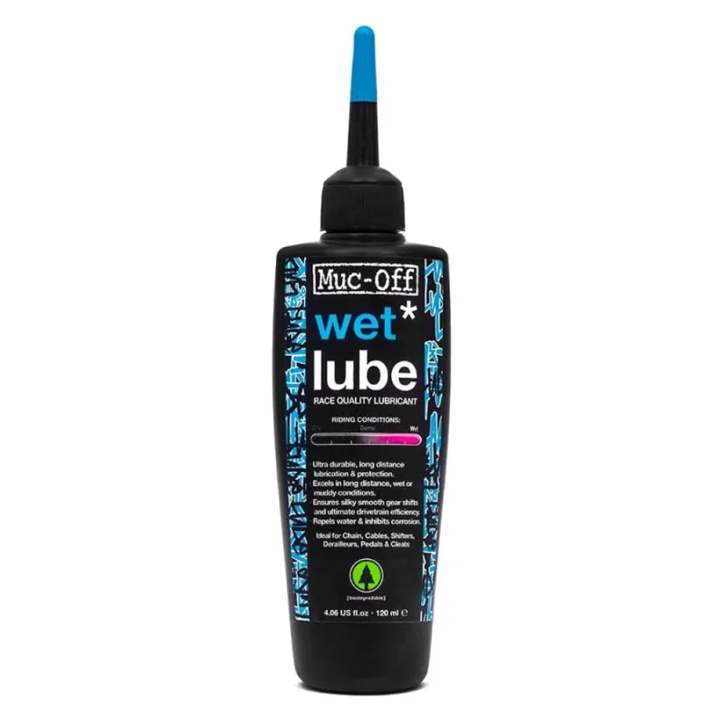 muc off wet bike chain lube ultimate performance lubricant