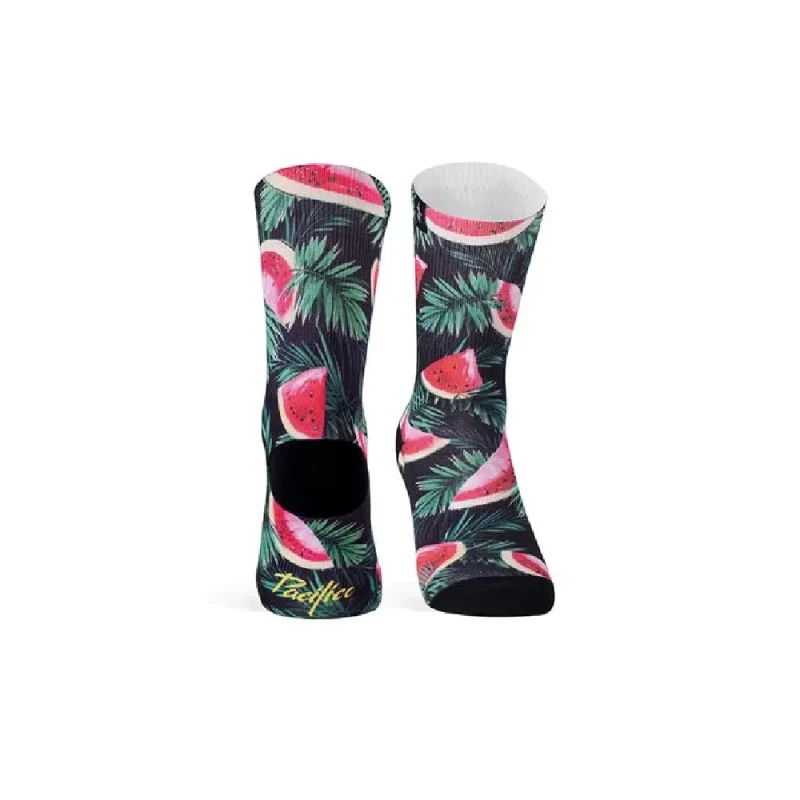 pacific co lightweight fruit print cycling socks