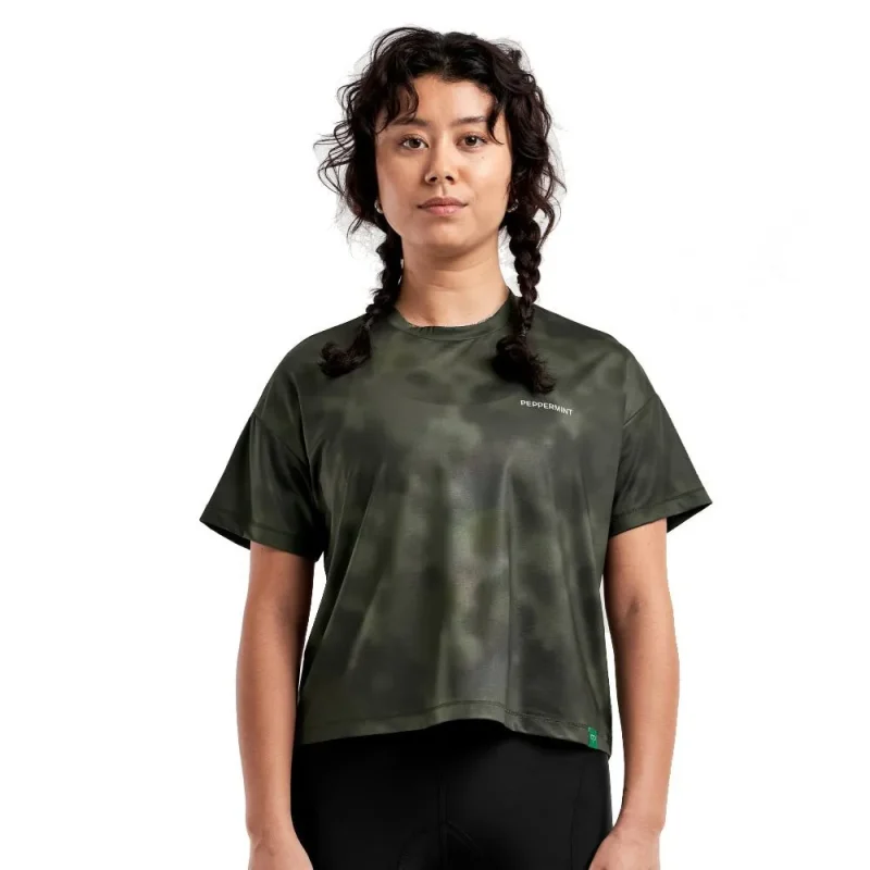 peppermint gravel crop women s tee high quality easy return