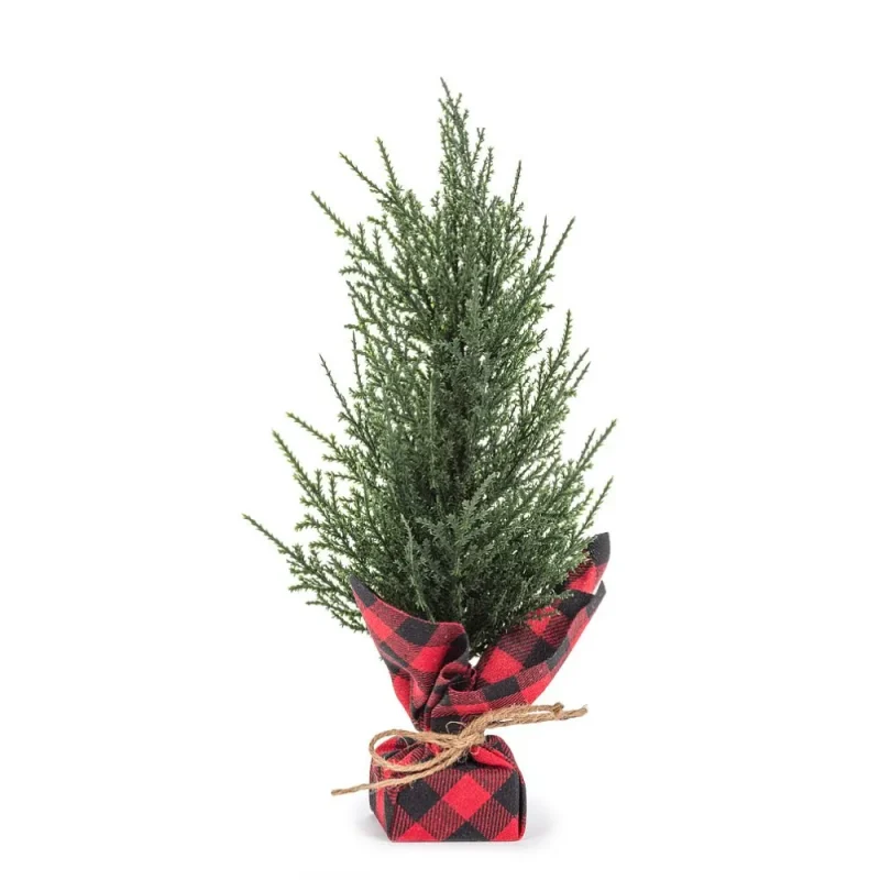 plaid base abbott tree unique holiday decor