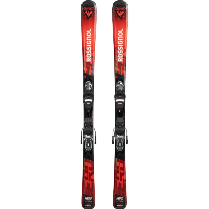 rossignol hero junior ski 140 150cm with xpress 7 gw binding 2025