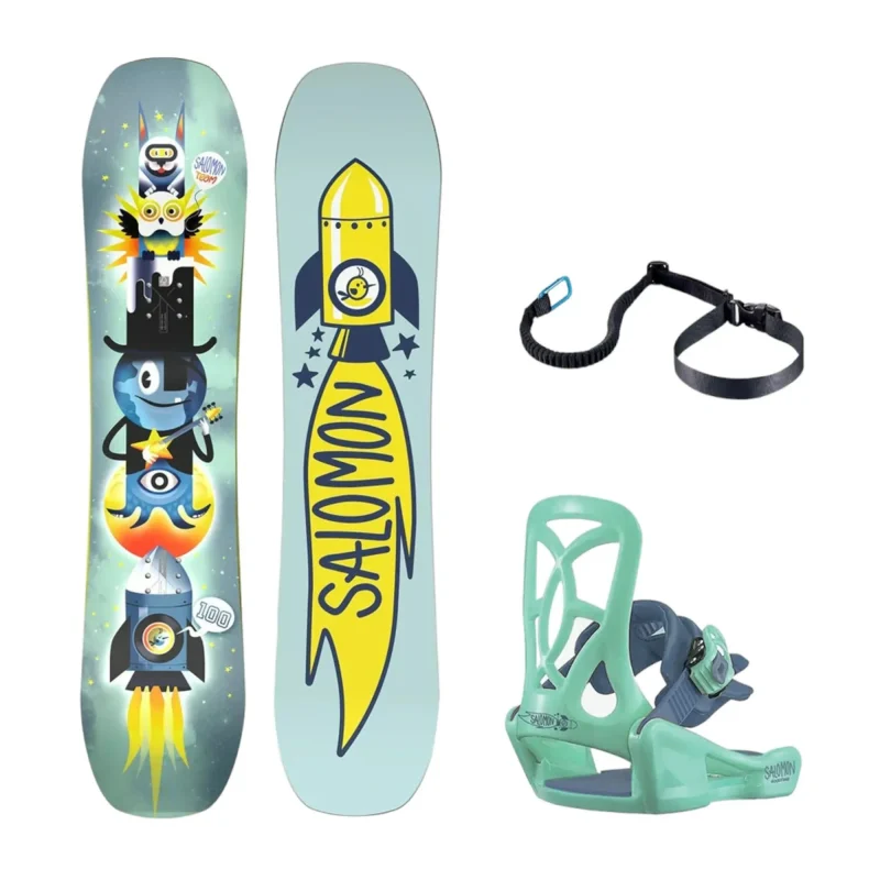 salomon 2025 team junior snowboard set