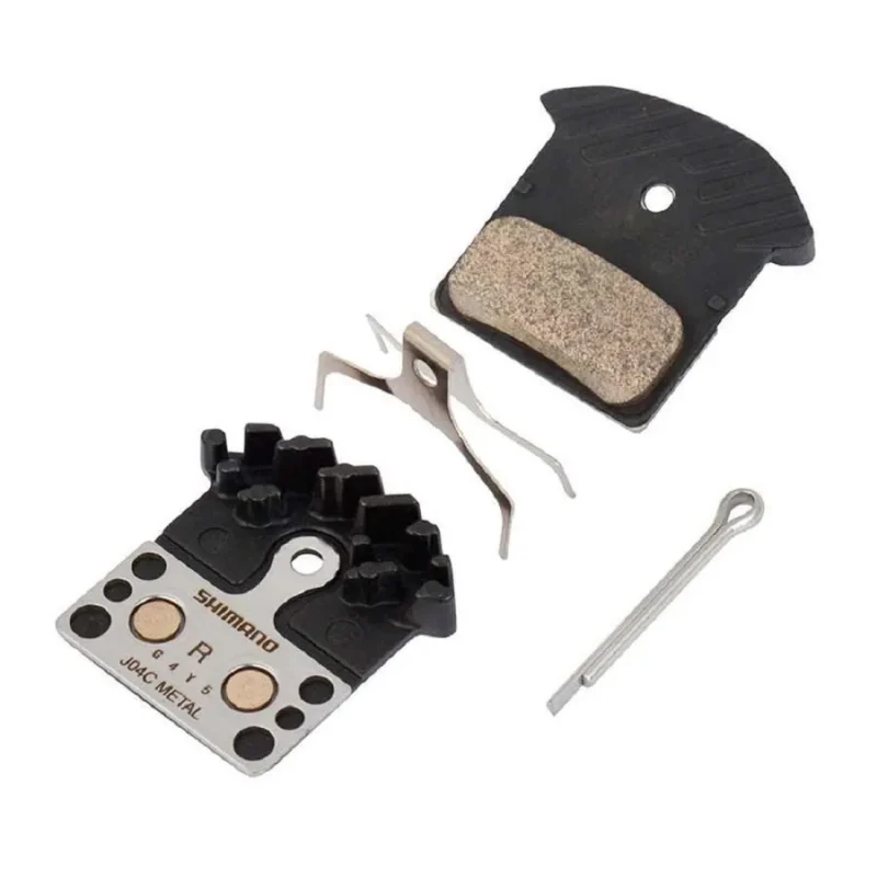 shimano br m9000 metal disc brake pads w fins j type pair