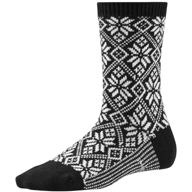 smartwool 2019 snowflake ladies crew socks