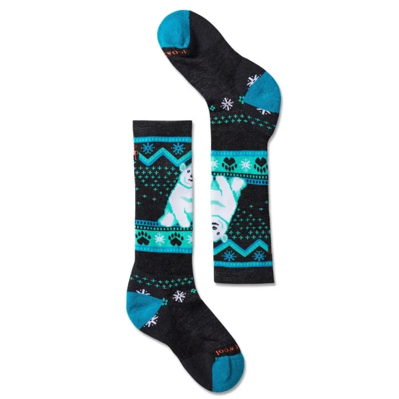 smartwool junior polar bear winter sport sock