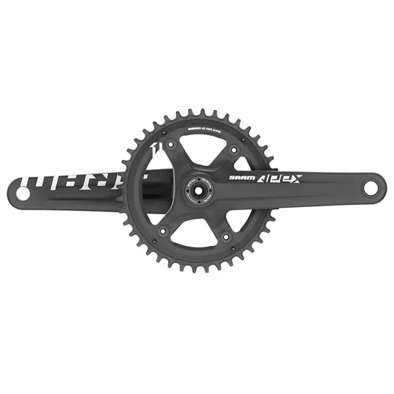 sram apex 1 165mm 42t crankset 10 11 speed gxp black