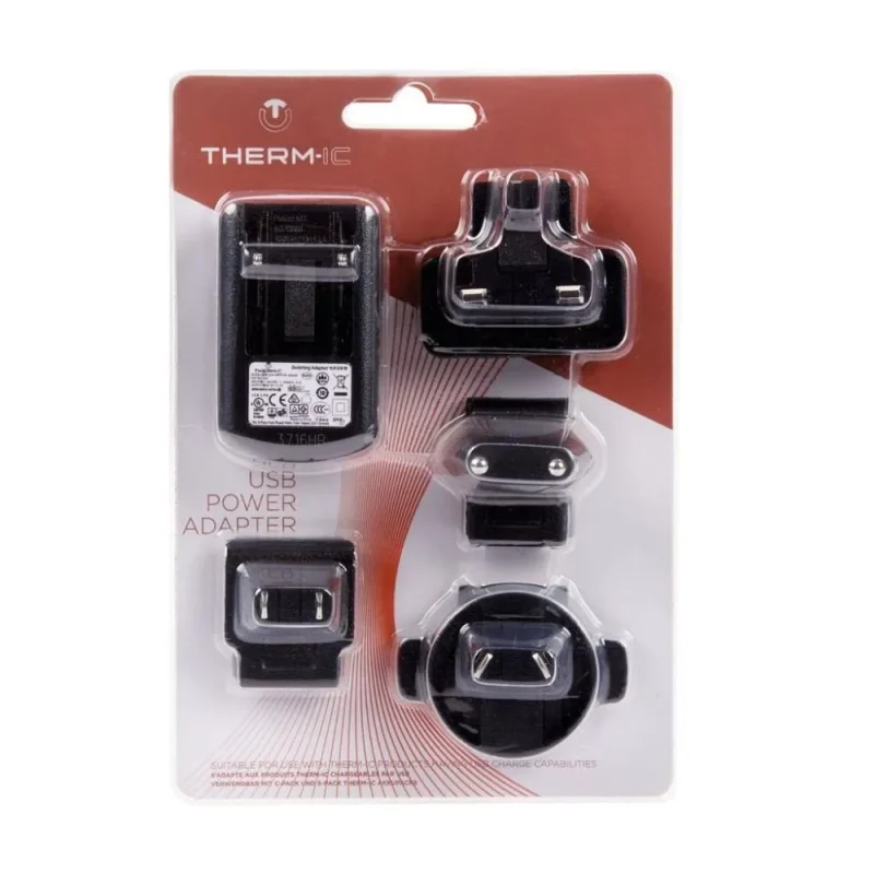 therm ic usb heated sock glove charger adapter