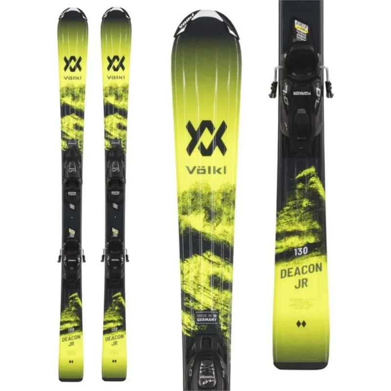 volkl deacon junior ski vmotion 7 0 binding 2023 bundle